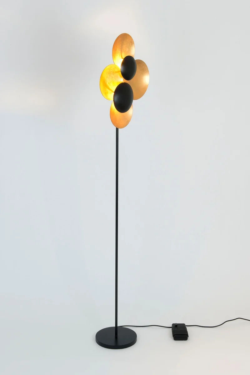 LED-Stehleuchte Bolladaria Due 2-flammig dimmbar 160 cm