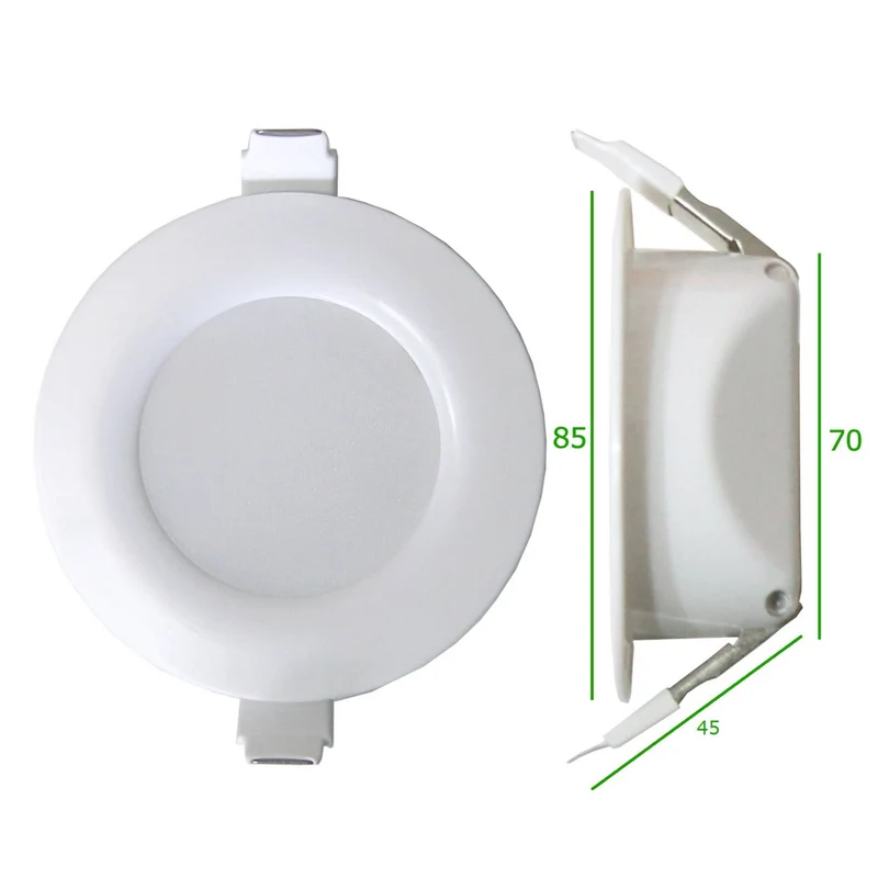 LED Einbaustrahler Außen 4W 6W 8W IP 44 Spot Leuchte Wandleuchte