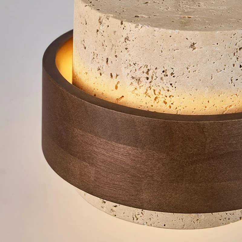 Moderne Holz Pendelleuchte als Bettleuchte und Restaurant-Akzentlicht
