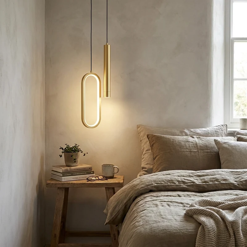 Nordische LED Pendelleuchte Modern für Esszimmer und Wohnzimmer
