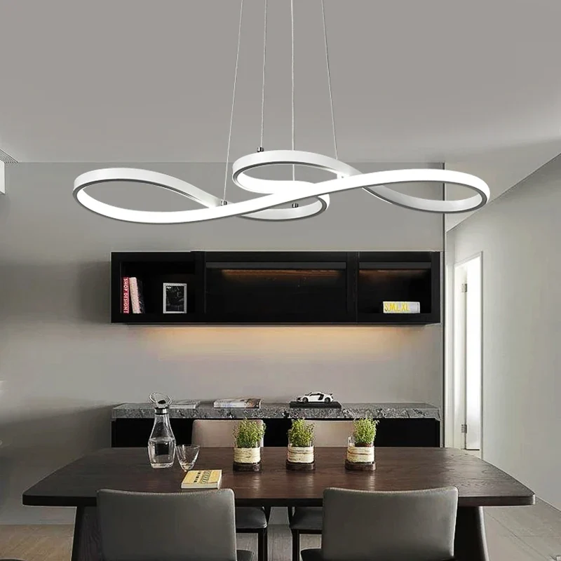 Modernes LED Kücheninsel Pendelleuchte mit Fernbedienung und Dimmer
