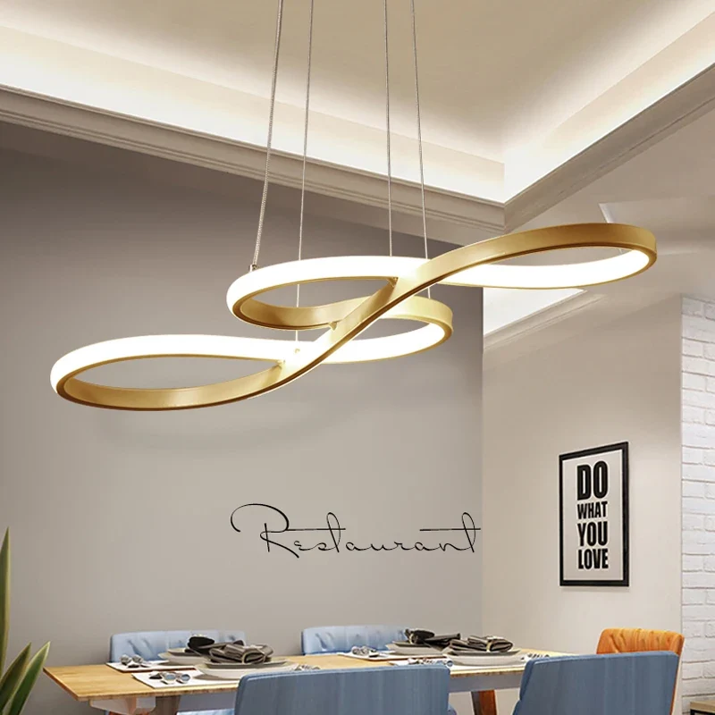 Modernes LED Kücheninsel Pendelleuchte mit Fernbedienung und Dimmer
