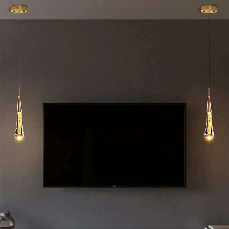 Moderne Kristall Pendelleuchte Glänzend für Elegantes Esszimmer und Wohnzimmer