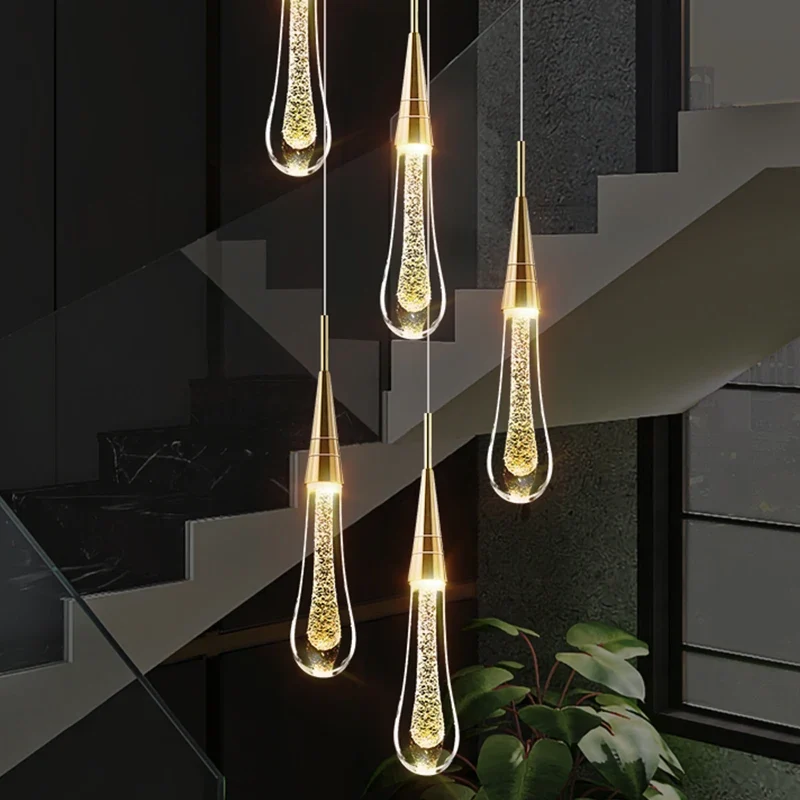 Moderne Kristall Pendelleuchte Glänzend für Elegantes Esszimmer und Wohnzimmer