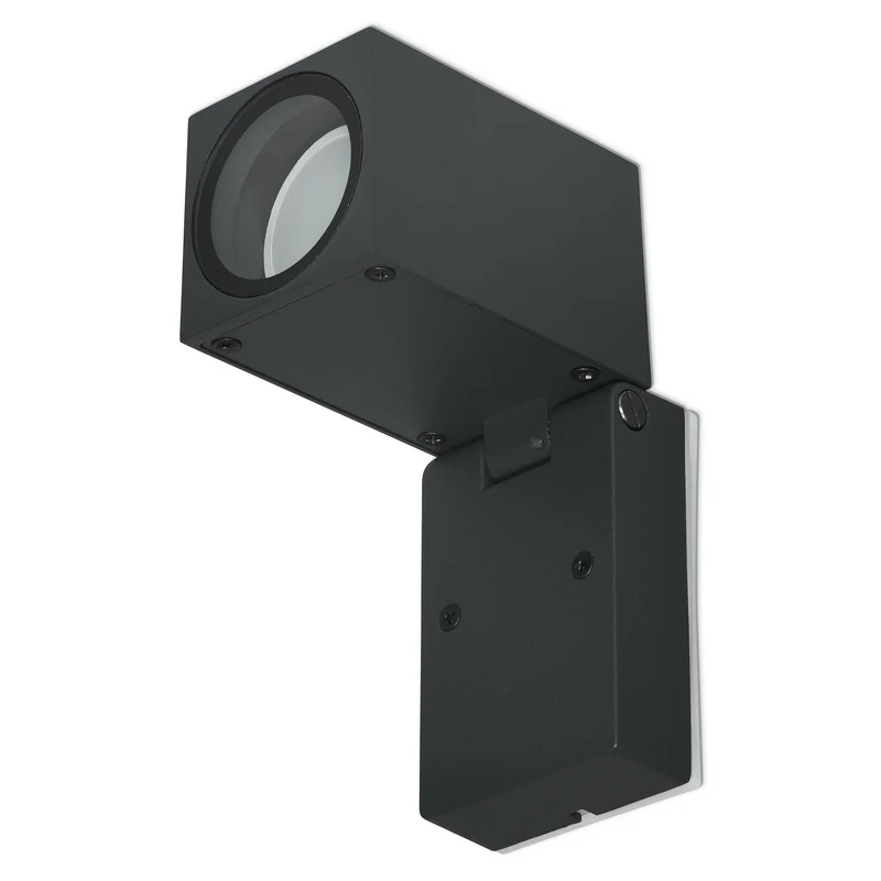 LED Wandleuchte eckig schwenkbar 1-9W IP44 Wandlampe Außenleuchte 230V GU46