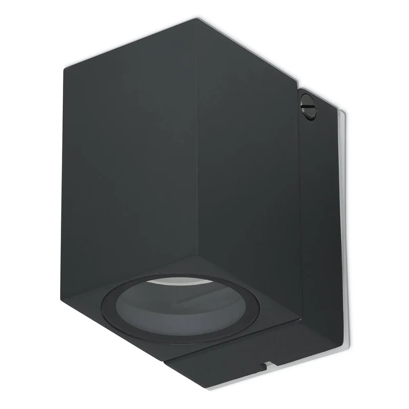 LED Wandleuchte eckig schwenkbar 1-9W IP44 Wandlampe Außenleuchte 230V GU46