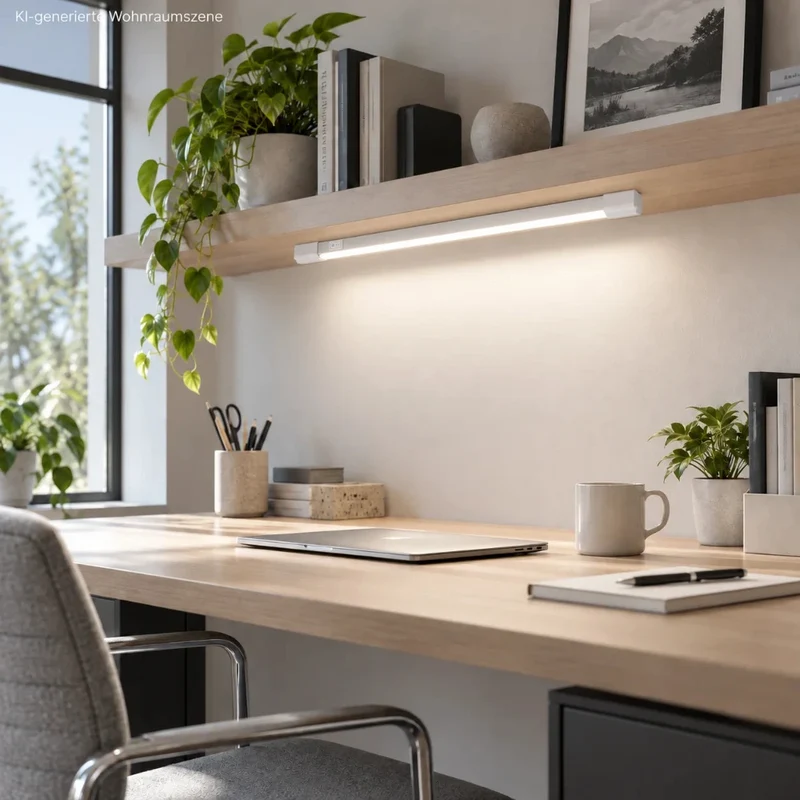 LED Unterbauleuchte 65 cm 7W – Lichtleiste mit 230V Direktanschluss