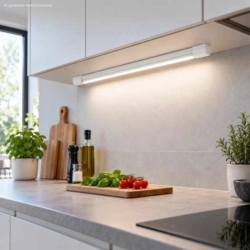 LED Unterbauleuchte 65 cm 7W – Lichtleiste mit 230V Direktanschluss