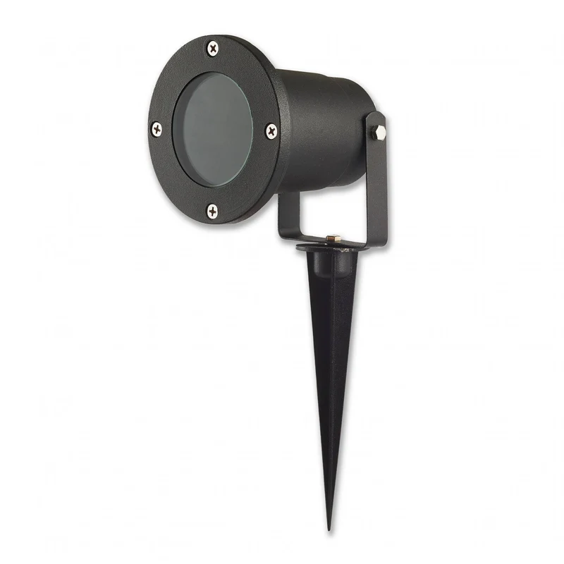 3er-Set Gartenstrahler IP54 mit GU10 Leuchtmittel aus Aluminium mit Spieß