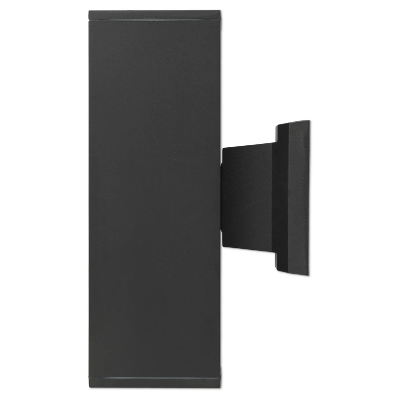 Wandleuchte Außen-Leuchte 26cm Außenlampe IP44 GU10 Anthrazit Wandlampe