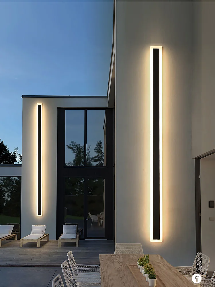 Moderne Aluminium LED Außenwandleuchte für Garten und Veranda