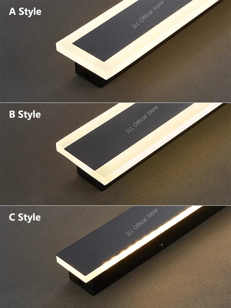Moderne Aluminium LED Außenwandleuchte für Garten und Veranda