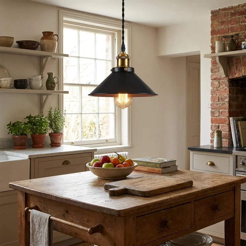 Vintage Industrielle Pendelleuchte Loft Stimmungsvoll für Wohnzimmer und Esszimmer