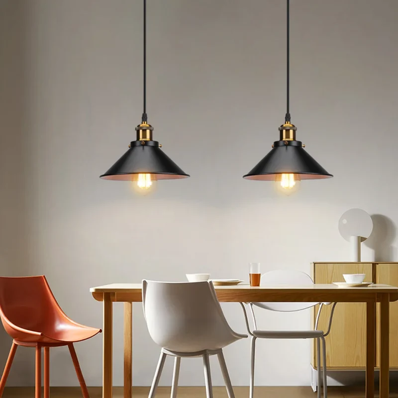 Vintage Industrielle Pendelleuchte Loft Stimmungsvoll für Wohnzimmer und Esszimmer