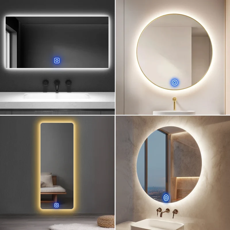 Dimmbare LED Schminkspiegel Wandleuchte für modernes Badezimmer und Schminktisch