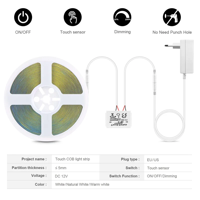 Dimmbare LED Schminkspiegel Wandleuchte für modernes Badezimmer und Schminktisch