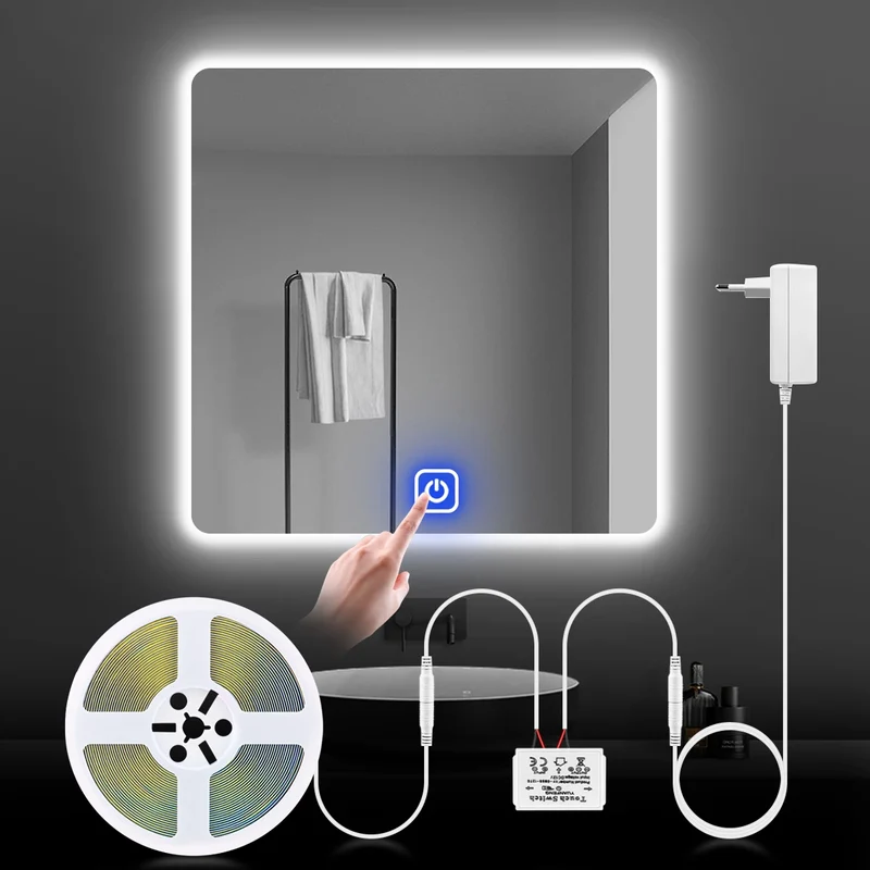 Dimmbare LED Schminkspiegel Wandleuchte für modernes Badezimmer und Schminktisch