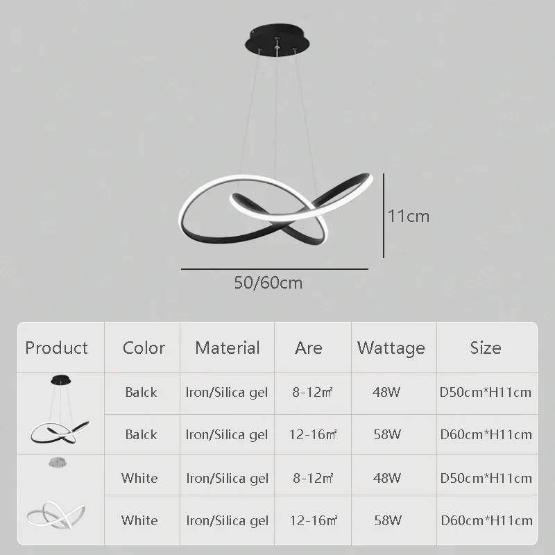 Modernes LED Pendelleuchte Oval für Esszimmer Restaurant und Hotel Lobby