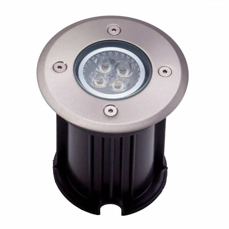 LED Bodeneinbaustrahler 1-9W Bodenspot GU10 rund IP65 Bodenstrahler Edelstahl