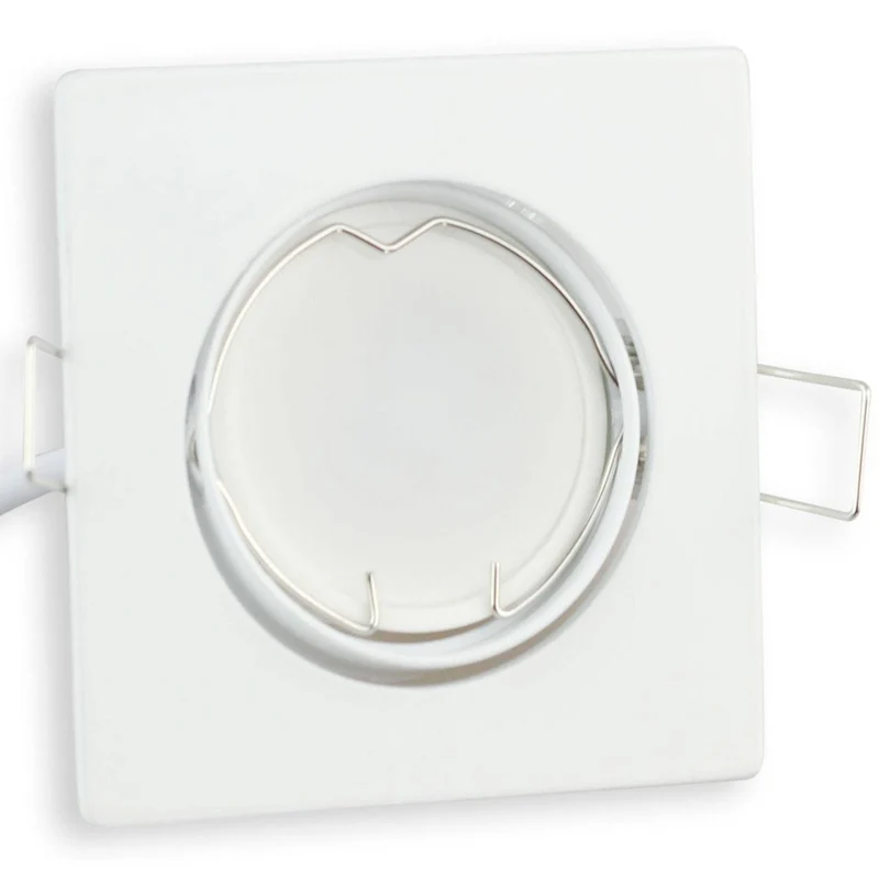 LED Einbaustrahler 5-7W schwenkbar eckig rund MR16 12 Volt Einbauspot 75mm Licht