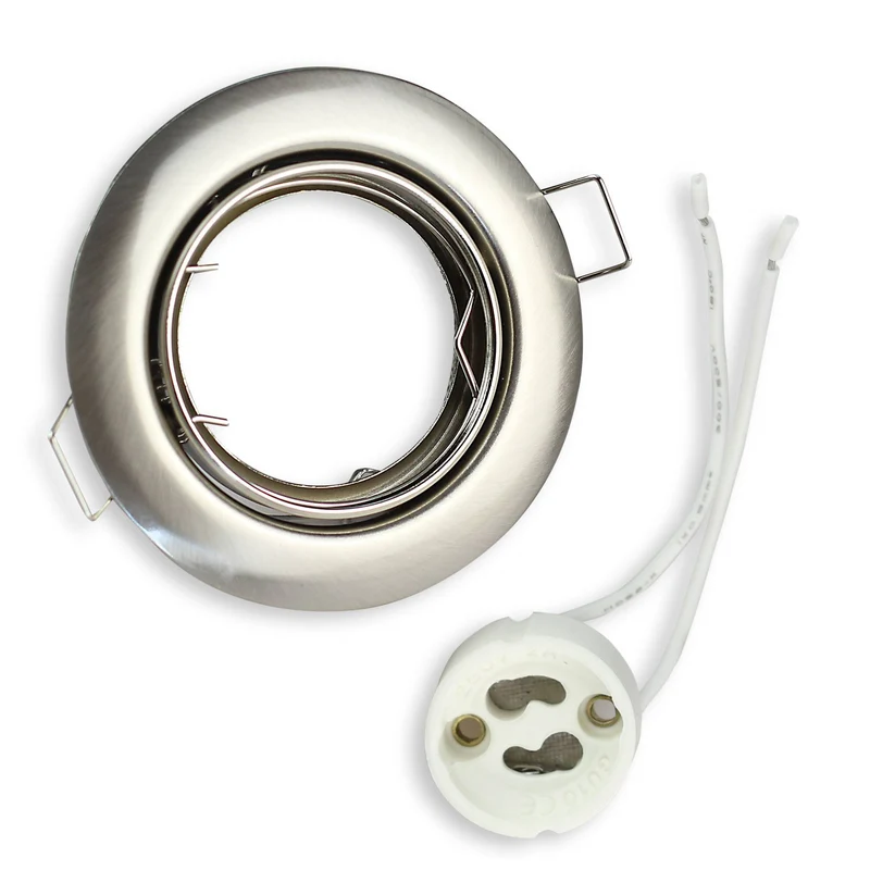 LED Einbaustrahler 5-7W schwenkbar eckig rund MR16 12 Volt Einbauspot 75mm Licht