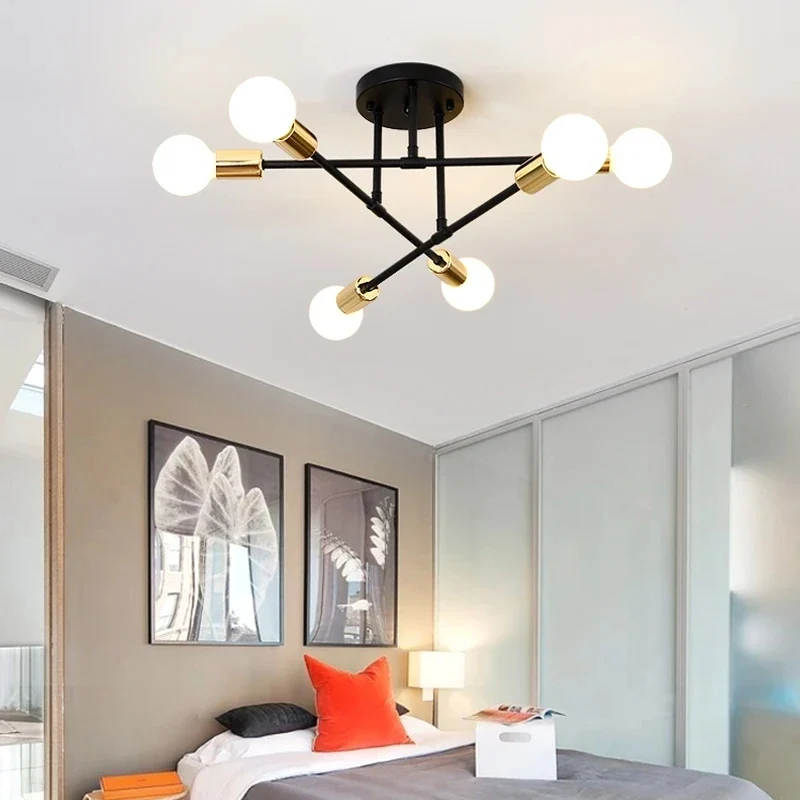Modernes Nordisches Pendelleuchte Schlicht für Schlafzimmer und Wohnzimmer Hell