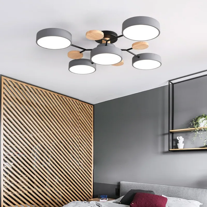 Moderner LED Decken Kronleuchter Stufenlos Dimmbar für Wohnzimmer und Esszimmer