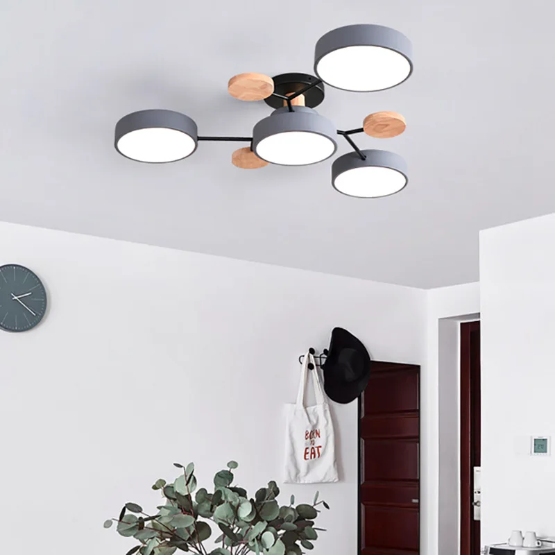 Moderner LED Decken Kronleuchter Stufenlos Dimmbar für Wohnzimmer und Esszimmer