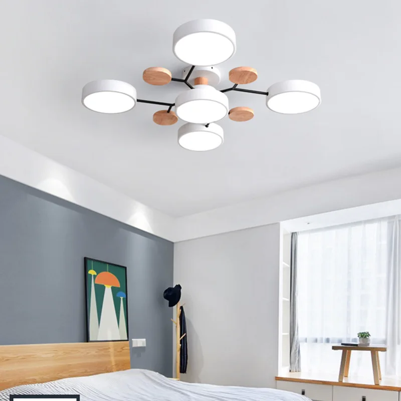 Moderner LED Decken Kronleuchter Stufenlos Dimmbar für Wohnzimmer und Esszimmer