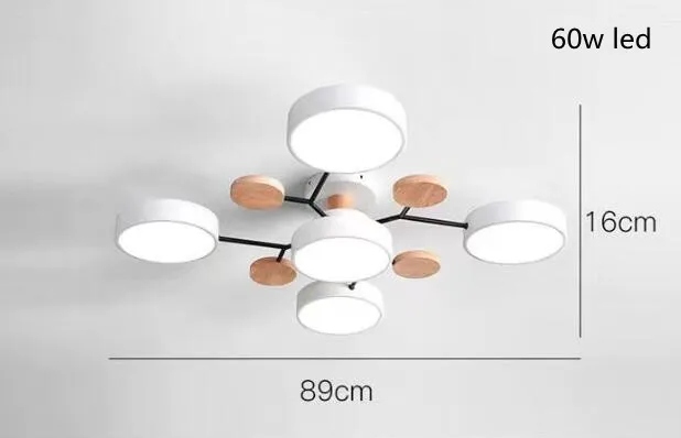 Moderner LED Decken Kronleuchter Stufenlos Dimmbar für Wohnzimmer und Esszimmer