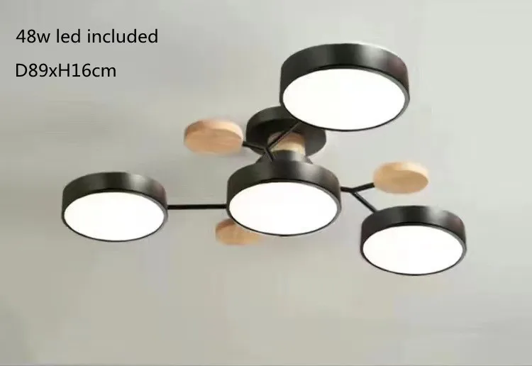 Moderner LED Decken Kronleuchter Stufenlos Dimmbar für Wohnzimmer und Esszimmer