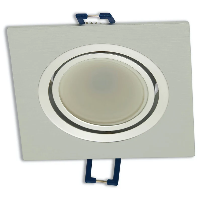 LED Einbaustrahler eckig 5-7W Deckenleuchte Einbauleuchte 75-80mm flach Spot