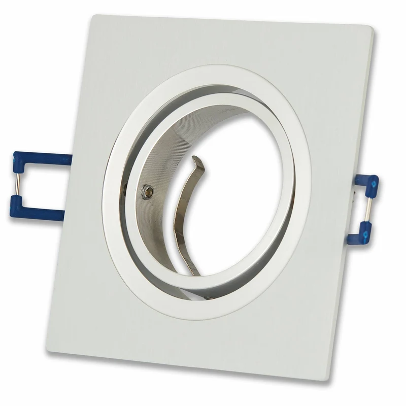 LED Einbaustrahler eckig 5-7W Deckenleuchte Einbauleuchte 75-80mm flach Spot