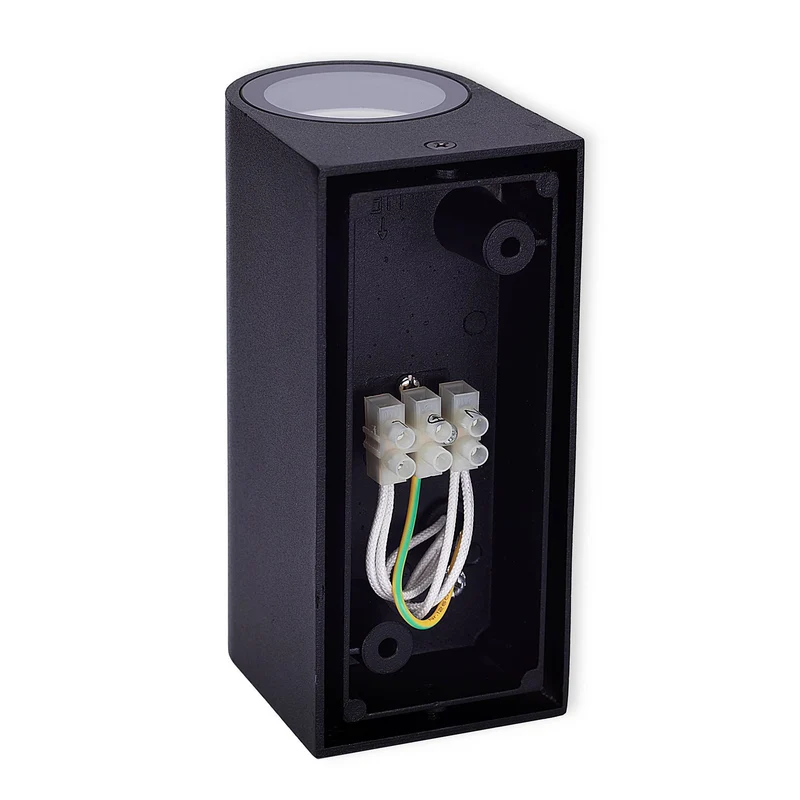 LED Wandleuchte Außen-Leuchte 1-9W IP44 2xGU10 Wandlampe Garten-Lampe up down