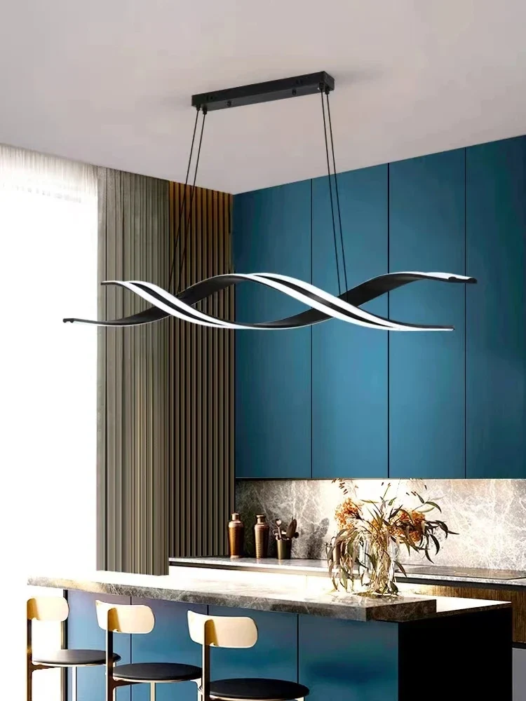 Moderner Geometrischer LED Kronleuchter Dreidimensional für Esszimmer und Küche