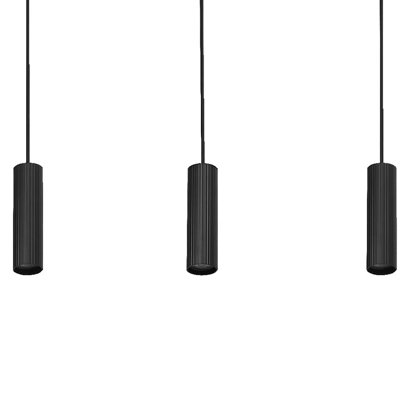 OSRAM DECOR Drums LED Pendelleuchte Schwarz, 3-flammig, GU10
