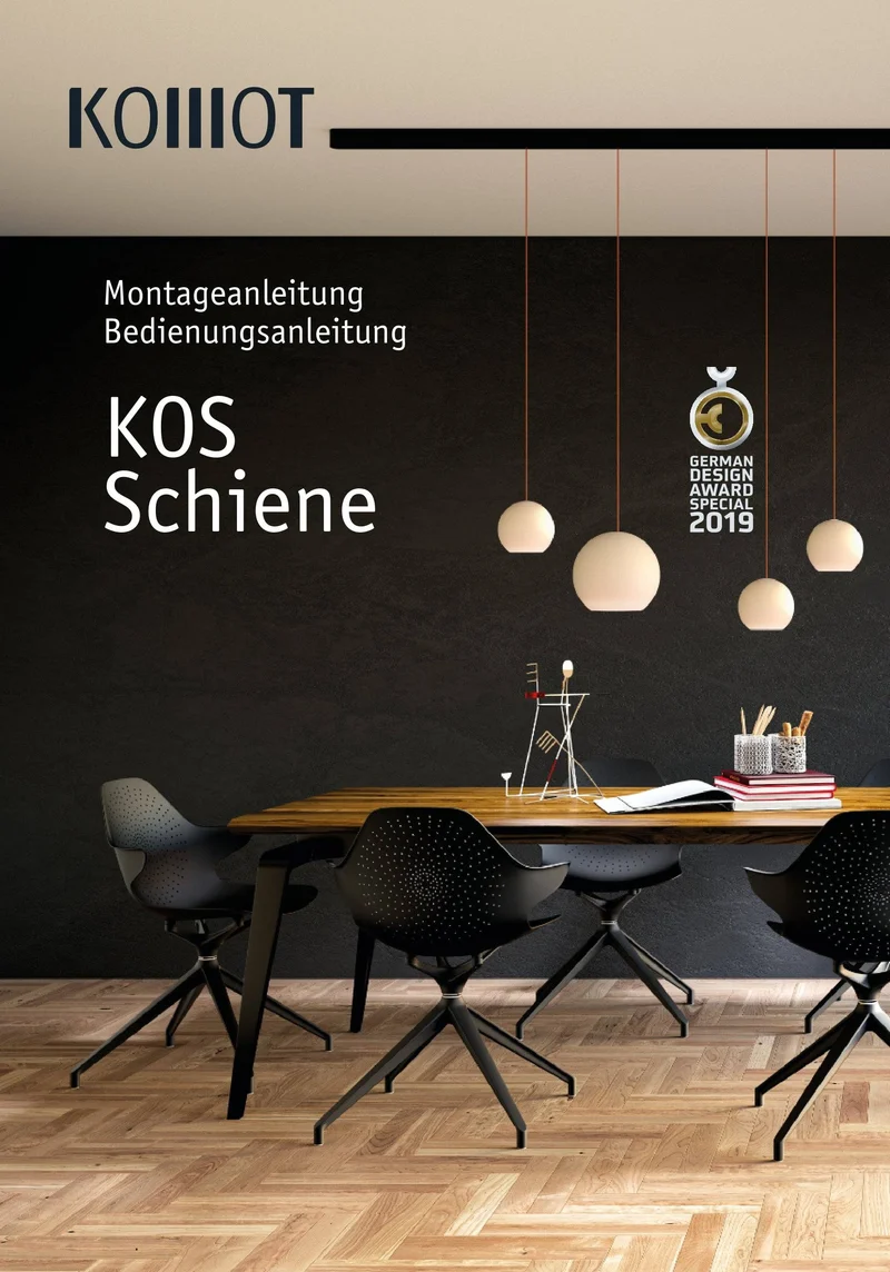 Pendelleuchte KOS Quattro 150cm