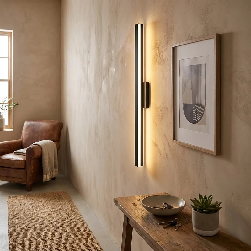 Moderne Lineare LED Außenwandleuchte für Garten und Veranda