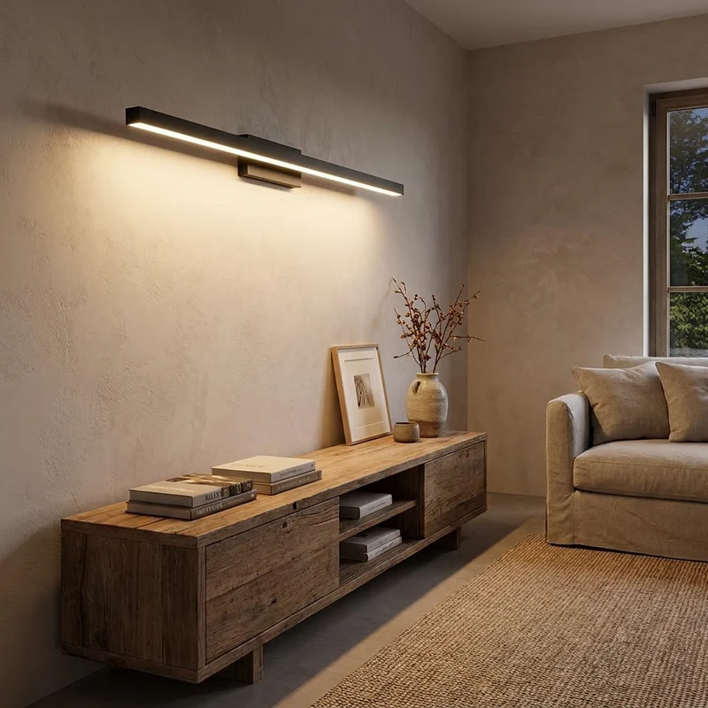 Moderne LED Außenwandleuchte mit Bewegungsmelder für Garten und Terrasse