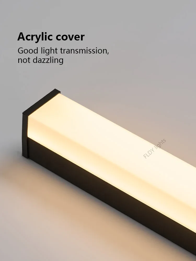 Moderne LED Streifen Außenwandleuchte für Garten und Veranda Deko