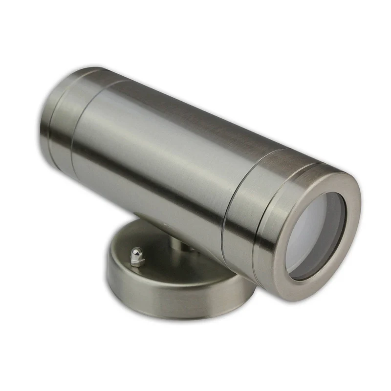 LED Wandleuchte Außen-Leuchte 1-9W IP44 2x GU10 Wandlampe Wand-Spot up down
