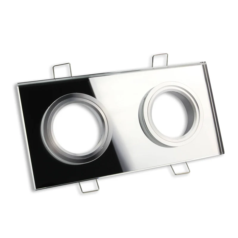 LED Einbaustrahler 2-flammig 5-7W Glas 230 Volt Spot Einbauleuchte