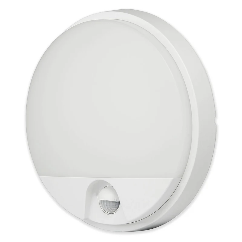 LED Wandleuchte mit Bewegungsmelder rund Außen-Strahler Wandstrahler Wand-Spot