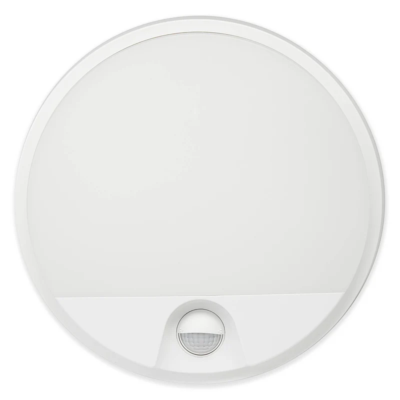 LED Wandleuchte mit Bewegungsmelder rund Außen-Strahler Wandstrahler Wand-Spot