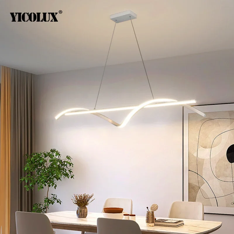 Minimalistisches LED Pendelleuchte Ultraschlank für Moderne Wohnräume