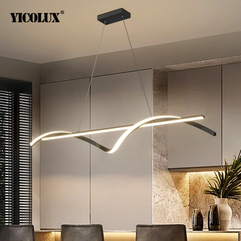 Minimalistisches LED Pendelleuchte Ultraschlank für Moderne Wohnräume