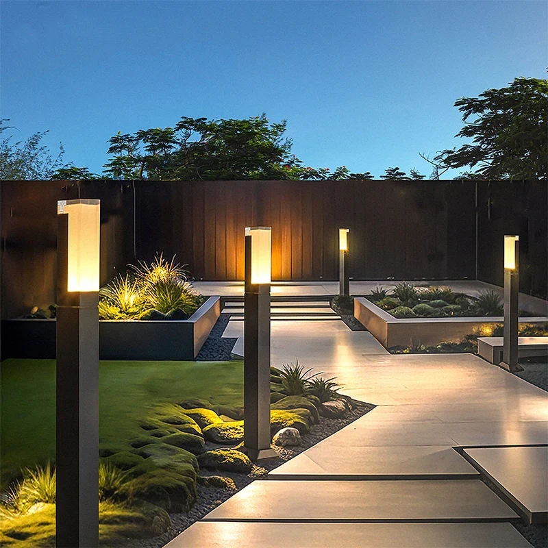 LED Pollerleuchte für Garten, Villeneinfahrt und Außenanlage IP65