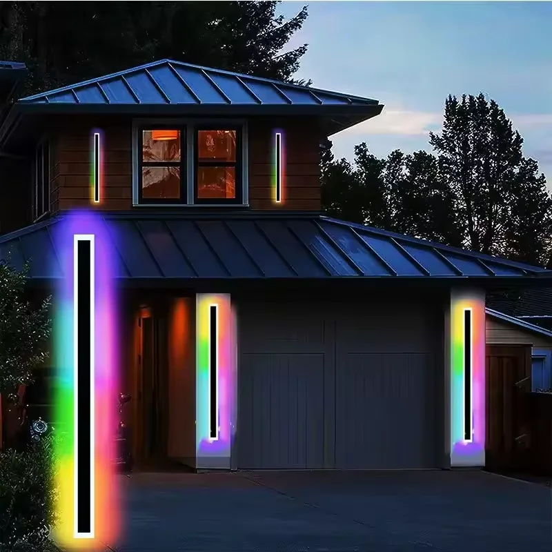 Smart RGB LED Außenwandleuchte für Veranda und Terrasse