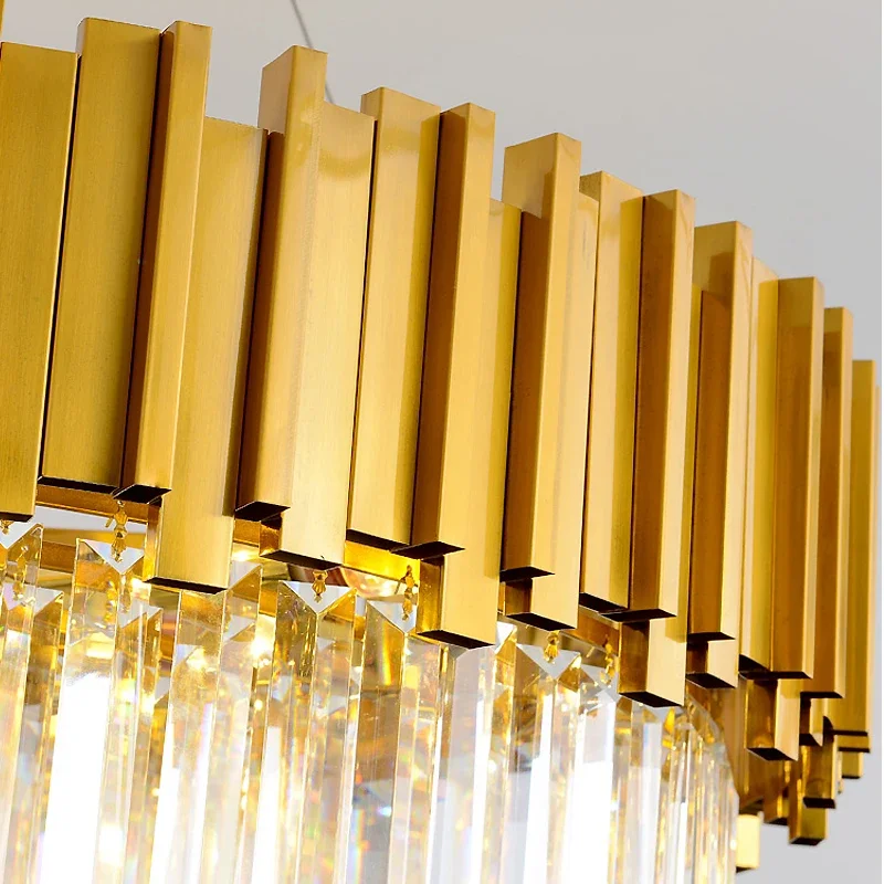 Moderner Gold Schwarz Kristall Kronleuchter Exklusiv für Luxushotel und Wohnzimmer