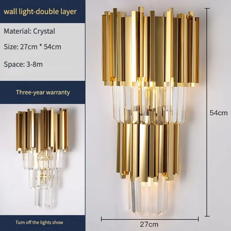 Moderner Gold Schwarz Kristall Kronleuchter Exklusiv für Luxushotel und Wohnzimmer